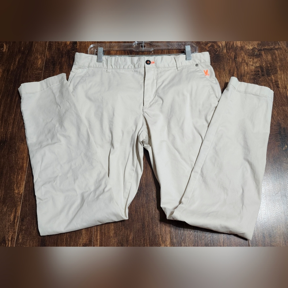 ​Psycho Bunny Beige Cotton Blend Casual Chino Pants Size 32